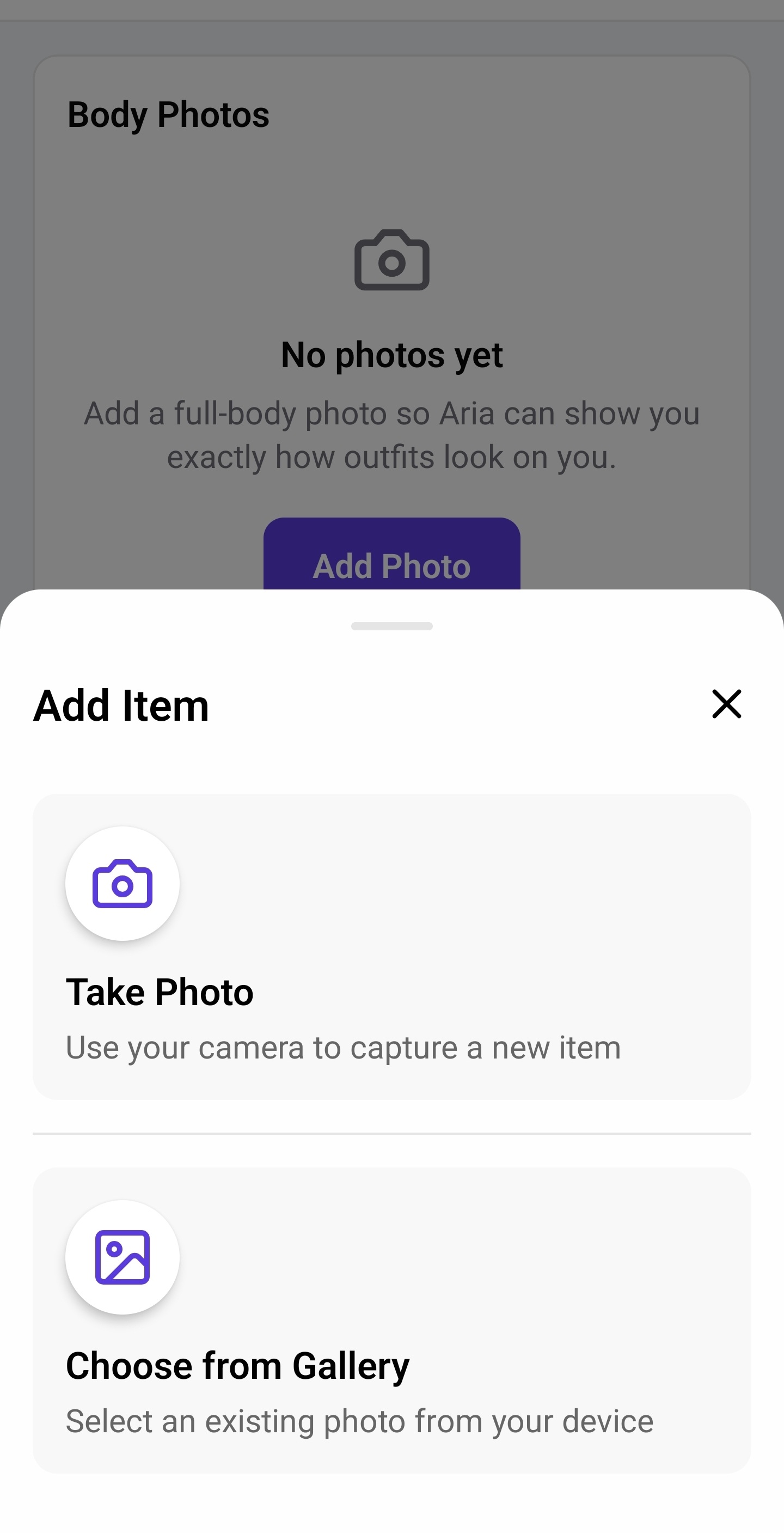 Upload Photos screenshot